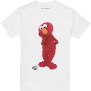 (M, White) Sesame Street Unisex Adult Existential Elmo # T-Shirt (M, White) Sesame Street Unisex Adult Existential Elmo # T-Shirt
