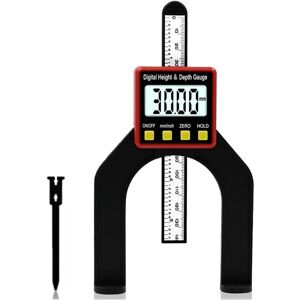 GreenZech Digital Depth Gauge for Routers - 60mm Aperture, 0-80mm Range, Self-Standing, Ea GreenZech Digital Depth Gauge for Routers - 60mm Aperture, 0-80mm Range, Self-Standing, Ea