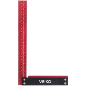 GreenZech (Metric) L-Shaped Hole Ruler - Anodized Aluminum, 300mm/12 Inch, Red & Black, Do GreenZech (Metric) L-Shaped Hole Ruler - Anodized Aluminum, 300mm/12 Inch, Red & Black, Do