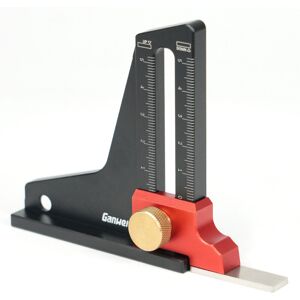 GreenZech Woodworking Height Gauge - Dual-Scale Precision, Lightweight Aluminum, Depth Mea GreenZech Woodworking Height Gauge - Dual-Scale Precision, Lightweight Aluminum, Depth Mea