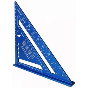 GreenZech (Blue, Imperial) Multi-Function Triangle Ruler - Set Square, Protractor, Line Sc GreenZech (Blue, Imperial) Multi-Function Triangle Ruler - Set Square, Protractor, Line Sc