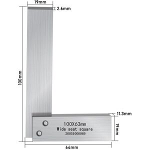 GreenZech (100×63mm) High-Quality Stainless Steel Angle Gauge for Accurate Measurement in GreenZech (100×63mm) High-Quality Stainless Steel Angle Gauge for Accurate Measurement in