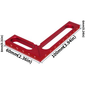 GreenZech (100mm) Right Angle Ruler for Woodworking - Accurate 90 Measurements, Durable Al GreenZech (100mm) Right Angle Ruler for Woodworking - Accurate 90 Measurements, Durable Al