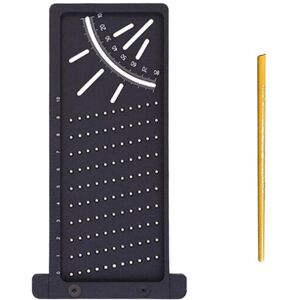 GreenZech (Black Straightedge) 3D Angle Ruler - Multifunctional Measuring Tool for Woodwor GreenZech (Black Straightedge) 3D Angle Ruler - Multifunctional Measuring Tool for Woodwor