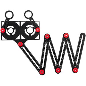 GreenZech (6-fold) Universal Multi-Angle Measuring Ruler - Durable Aluminum Alloy, Accurat GreenZech (6-fold) Universal Multi-Angle Measuring Ruler - Durable Aluminum Alloy, Accurat