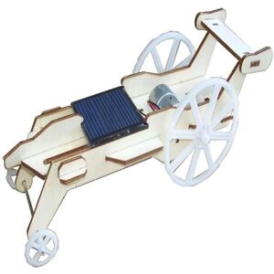 GreenZech Wooden Toy Solar Lunar Rover Car Unassembled DIY Kit With Solar Panel & Motor GreenZech Wooden Toy Solar Lunar Rover Car Unassembled DIY Kit With Solar Panel & Motor