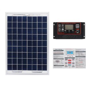 GreenZech (60A) 18V 20W Class A Polysilicon Solar Panel + 12V/24V 10~60A PWM Solar Control GreenZech (60A) 18V 20W Class A Polysilicon Solar Panel + 12V/24V 10~60A PWM Solar Control
