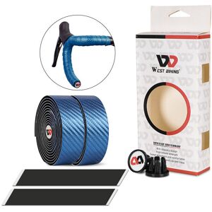 GreenZech (Blue) Bike Handlebar Tape Anti-slip Shock Absorption Handle Bar Tape Cycling Ha GreenZech (Blue) Bike Handlebar Tape Anti-slip Shock Absorption Handle Bar Tape Cycling Ha