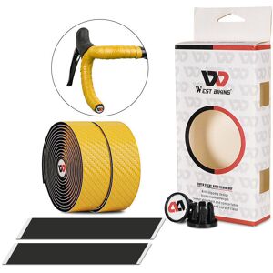 GreenZech (Yellow) Bike Handlebar Tape Anti-slip Shock Absorption Handle Bar Tape Cycling GreenZech (Yellow) Bike Handlebar Tape Anti-slip Shock Absorption Handle Bar Tape Cycling