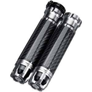 GreenZech (Silver) 7/8inch 22mm Aluminum Motorcycle Handlebar Grips Handle Bar GreenZech (Silver) 7/8inch 22mm Aluminum Motorcycle Handlebar Grips Handle Bar