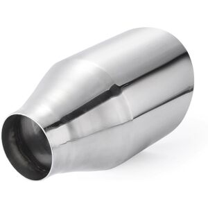GreenZech Universal Stainless Steel Exhaust Muffler Round Slant 2.25 Inch Inelt 4 Inch Out GreenZech Universal Stainless Steel Exhaust Muffler Round Slant 2.25 Inch Inelt 4 Inch Out