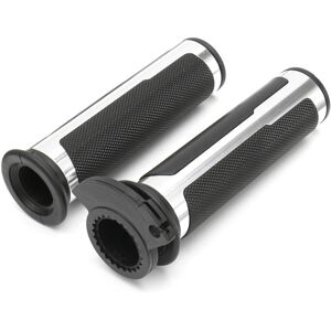 GreenZech (Silver) 7/8inch 22mm Motorcycle Handlebar End Hand Grips GreenZech (Silver) 7/8inch 22mm Motorcycle Handlebar End Hand Grips