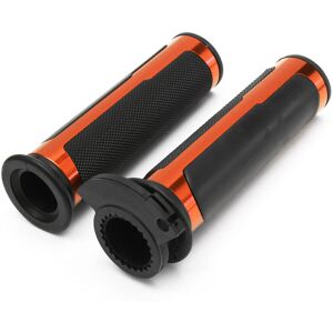 GreenZech (Orange) 7/8inch 22mm Motorcycle Handlebar End Hand Grips GreenZech (Orange) 7/8inch 22mm Motorcycle Handlebar End Hand Grips