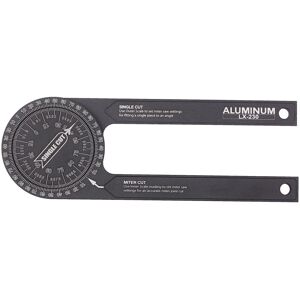 GreenZech (Black) Miter Saw Protractor Angle Measuring Transfer Rule Gauge for Carpenters GreenZech (Black) Miter Saw Protractor Angle Measuring Transfer Rule Gauge for Carpenters