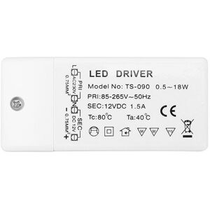 GreenZech AC85-265V To DC12V 18W LED Driver Power Supply Transformer for MR11 MR16 Light B GreenZech AC85-265V To DC12V 18W LED Driver Power Supply Transformer for MR11 MR16 Light B
