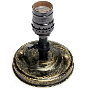 GreenZech (Black) E27/E26 Edison Vintage Light Bulb Socket Silver/Golden/Green Patina/Blac GreenZech (Black) E27/E26 Edison Vintage Light Bulb Socket Silver/Golden/Green Patina/Blac