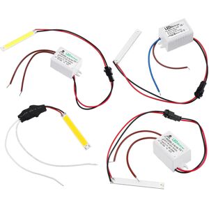 GreenZech (White) 1W COB LED DIY Chip Board Panel Light 60x8mm with Power Supply Driver AC GreenZech (White) 1W COB LED DIY Chip Board Panel Light 60x8mm with Power Supply Driver AC