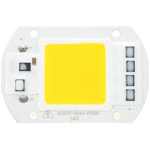 GreenZech (White, AC220V) AC110V/220V 20W 30W 50W White/Warm White COB LED Chip 40X60mm fo GreenZech (White, AC220V) AC110V/220V 20W 30W 50W White/Warm White COB LED Chip 40X60mm fo