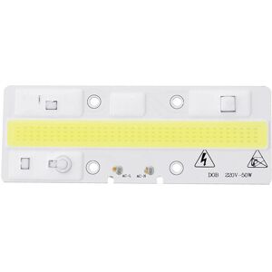 GreenZech (White) High Powered 50W COB LED Chip Light Source Anti-thunder AC220V for DIY S GreenZech (White) High Powered 50W COB LED Chip Light Source Anti-thunder AC220V for DIY S