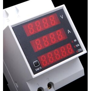 GreenZech AC Volt Meterr Ammeter Din Rail LED Multifunction Digital Meter GreenZech AC Volt Meterr Ammeter Din Rail LED Multifunction Digital Meter