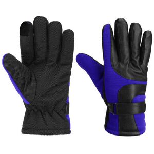 GreenZech (Blue) Motorcycle Leather Gloves Touch Screen Winter Warm Waterproof GreenZech (Blue) Motorcycle Leather Gloves Touch Screen Winter Warm Waterproof