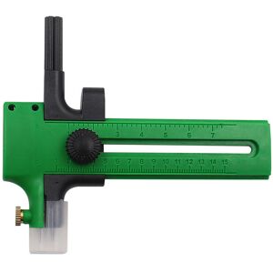 GreenZech (Green) 1Piece Rotary Compass Circle Cutter Double-stage Adjustable GreenZech (Green) 1Piece Rotary Compass Circle Cutter Double-stage Adjustable
