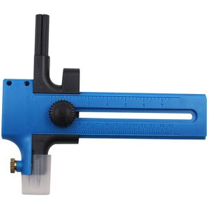 GreenZech (Blue) 1Piece Rotary Compass Circle Cutter Double-stage Adjustable GreenZech (Blue) 1Piece Rotary Compass Circle Cutter Double-stage Adjustable