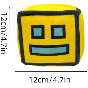 Unbranded (Yellow) Stuffed Geometry Dash Toy Games Squares Pp Cotton Gifts Collections Cre Unbranded (Yellow) Stuffed Geometry Dash Toy Games Squares Pp Cotton Gifts Collections Cre