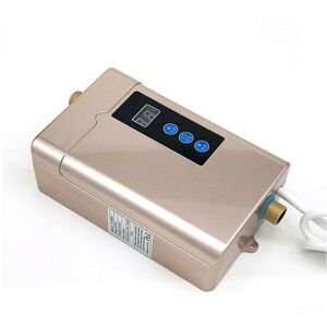 GreenZech (Gold, US Plug) Electric Water Heater Instant Hot Tankless Under Sink Tap Bathro GreenZech (Gold, US Plug) Electric Water Heater Instant Hot Tankless Under Sink Tap Bathro