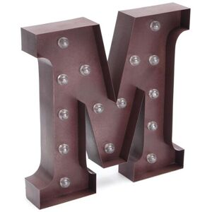 GreenZech (M) Vintage Metal LED Light DIY Letter A to M Sign Carnival Wall Marquee Decorat GreenZech (M) Vintage Metal LED Light DIY Letter A to M Sign Carnival Wall Marquee Decorat