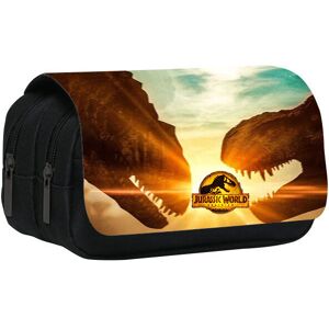 Unbranded (11) World Jurassic Dinosaur Pattern Double Layer Student Stationery Storage Bag Unbranded (11) World Jurassic Dinosaur Pattern Double Layer Student Stationery Storage Bag