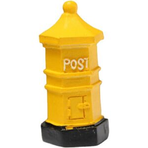 GreenZech (Yellow) Retro Postbox Micro Landscape Decorations Garden DIY Decor GreenZech (Yellow) Retro Postbox Micro Landscape Decorations Garden DIY Decor