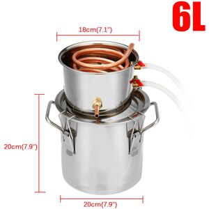 GreenZech (6L) 6/8L Alcohol Distiller 304 Stain Steeless Boiler Home Alcohol Making Set GreenZech (6L) 6/8L Alcohol Distiller 304 Stain Steeless Boiler Home Alcohol Making Set