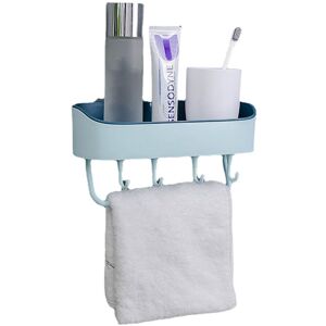 GreenZech (Light Blue) Bathroom Wall-mounted Storage Shelf Kitchen Storage Caddy Rack Orga GreenZech (Light Blue) Bathroom Wall-mounted Storage Shelf Kitchen Storage Caddy Rack Orga