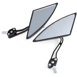 GreenZech (Black) 7/8 Inch 22mm Handle Bar Rearview Mirrors For Motorcycle Anti-glare Blue GreenZech (Black) 7/8 Inch 22mm Handle Bar Rearview Mirrors For Motorcycle Anti-glare Blue