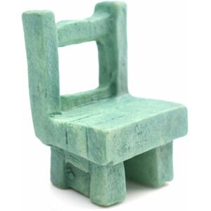 GreenZech (Green, Desk) Mini Resin Stool Chair Desk Figurine Micro Landscape Ornament Gard GreenZech (Green, Desk) Mini Resin Stool Chair Desk Figurine Micro Landscape Ornament Gard