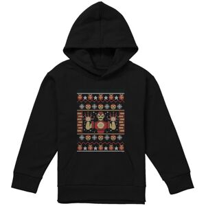 (9-11 Years, Black) Marvel Childrens/Kids Iron Man Christmas Hoodie (9-11 Years, Black) Marvel Childrens/Kids Iron Man Christmas Hoodie