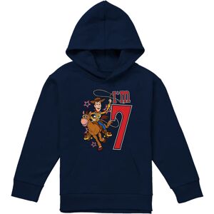 (7-8 Years, Navy) Toy Story Childrens/Kids I'm 7 Woody Birthday Pullover Hoodie (7-8 Years, Navy) Toy Story Childrens/Kids I'm 7 Woody Birthday Pullover Hoodie