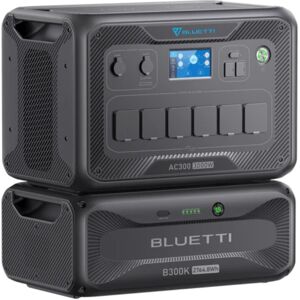 BLUETTI AC300 + B300K 2764.8Wh 3000W Power Station Home for Emergency BLUETTI AC300 + B300K 2764.8Wh 3000W Power Station Home for Emergency