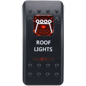 GreenZech (Roof Lights) 12V 20A Marine 5-Pin Rocker Switch Orange LED SPST ON-OFF Light Ba GreenZech (Roof Lights) 12V 20A Marine 5-Pin Rocker Switch Orange LED SPST ON-OFF Light Ba