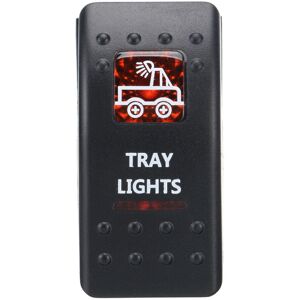 GreenZech (Tray Light) 12V 20A Marine 5-Pin Rocker Switch Orange LED SPST ON-OFF Light Bar GreenZech (Tray Light) 12V 20A Marine 5-Pin Rocker Switch Orange LED SPST ON-OFF Light Bar