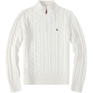 Unbranded (pink, S) 2025 New Men's Knitted Sweater, Half High Collar/Half Zipper Sweater Unbranded (pink, S) 2025 New Men's Knitted Sweater, Half High Collar/Half Zipper Sweater