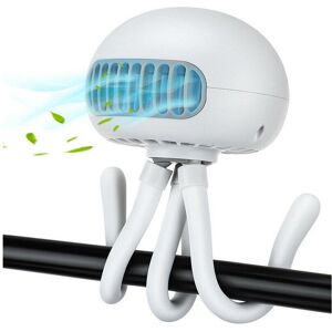 GreenZech (Blue, 2000mah) Portable Mini Stroller Fan Handheld USB Car Seat Fan Three Gear GreenZech (Blue, 2000mah) Portable Mini Stroller Fan Handheld USB Car Seat Fan Three Gear