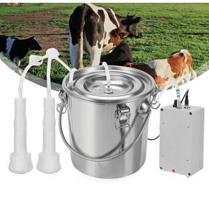GreenZech (US, Cow) 5L Electric Milking Machine Stainless Steel Bucket Pulsating Milking M GreenZech (US, Cow) 5L Electric Milking Machine Stainless Steel Bucket Pulsating Milking M
