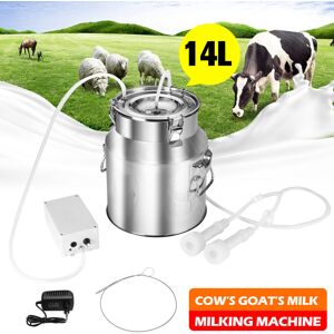 GreenZech (AU, Sheep) 14L Electric Milking Machine Stainless Steel Milker Farm Cow Goat Va GreenZech (AU, Sheep) 14L Electric Milking Machine Stainless Steel Milker Farm Cow Goat Va