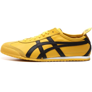 Unbranded (Yellow/Black, EU39) Tiger Shoes MEXICO 66 men's leather sneakers and women's ca Unbranded (Yellow/Black, EU39) Tiger Shoes MEXICO 66 men's leather sneakers and women's ca