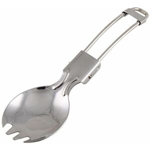 GreenZech Foldable Stainless Steel Spork Spoon Fork Portable Cookout Picnic Spork Outdoor GreenZech Foldable Stainless Steel Spork Spoon Fork Portable Cookout Picnic Spork Outdoor