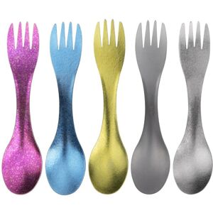 GreenZech (brightGolden) Spork spoon Ultralight Cookware Portable for Outdoor Camping Picn GreenZech (brightGolden) Spork spoon Ultralight Cookware Portable for Outdoor Camping Picn