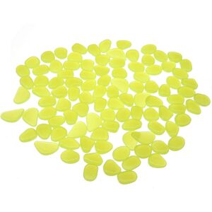 GreenZech (Yellow) 100pcs Luminous Stones Pebble Gardening Aquarium Landscaping Pebble Vil GreenZech (Yellow) 100pcs Luminous Stones Pebble Gardening Aquarium Landscaping Pebble Vil