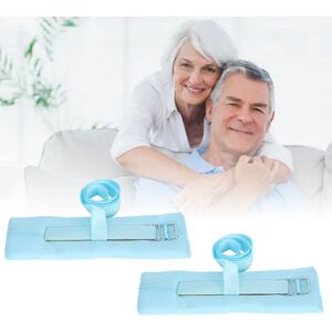 Unbranded 4pcs Breathable Soft Adjustable Patient Bed Restraints for Wrists & Ankles, Blue Unbranded 4pcs Breathable Soft Adjustable Patient Bed Restraints for Wrists & Ankles, Blue
